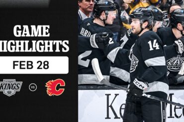 HIGHLIGHTS: Calgary Flames vs Los Angeles Kings | 02.28.26