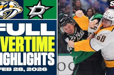 Nashville Predators at Dallas Stars | FULL Overtime Highlights - February 28, 2026