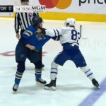 3 FIGHTS IN 15 SECONDS OFF OPENING DRAW! Toronto Marlies @ Springfield Thunderbirds