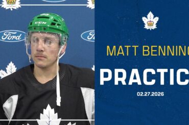 Matt Benning | Practice | February 27, 2026