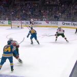 Pavel Buchnevich scores a goal against the New Jersey Devils