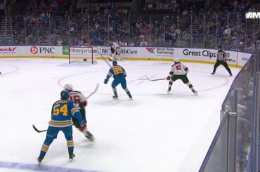 Pavel Buchnevich scores a goal against the New Jersey Devils