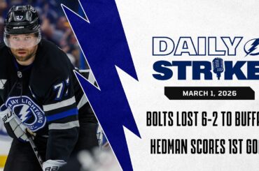 Lightning Lose To Buffalo 6-2