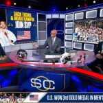 Gold medalists Jack Eichel & Noah Hanifin describe 'whirlwind' last 72 hours 🥇🇺🇸 | SC with SVP