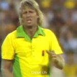 Angry Jeff Thomson Gets The Batsman Clean Bowled After A Drop Catch