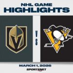 NHL Highlights | Golden Knights vs. Penguins - March 1, 2028