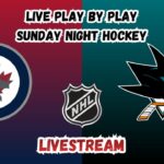 Winnipeg Jets at San Jose Sharks | Sunday Afternoon Hockey | LIVESTREAM