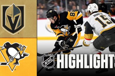 Golden Knights vs. Penguins | NHL Highlights | March 01, 2026