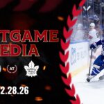 LIVE: Postgame MEDIA OTT 5 TOR 2