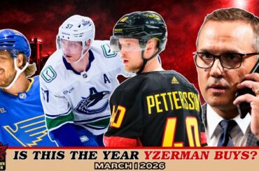 DETROIT RED WINGS TRADE DEADLINE PREVIEW: IS THIS THE YEAR STEVE YZERMAN MAKES A SPLASH?