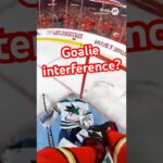 WAS THIS GOALIE INTERFERENCE? HE DIDN'T STAND A CHANCE… 🤯🥅
