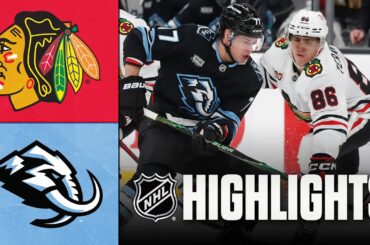 Blackhawks vs. Mammoth | NHL Highlights | March 01, 2026