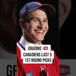 Grading The Montreal Canadiens Last 5 1st Round Picks #hockey #montrealcanadiens #habs #demidov
