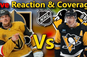 Penguins’ Brutal March Begins NOW | Golden Knights vs Penguins LIVE