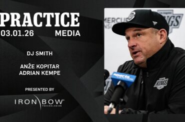 MEDIA: Anže Kopitar, Adrian Kempe, and DJ Smith | 03.01.26
