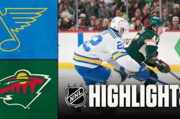 Blues vs. Wild | NHL Highlights | March 01, 2026