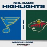 NHL Highlights | Blues vs. Wild - March 1, 2026