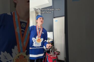 The Toronto Maple Leafs right now... 😂🏒 #hockey