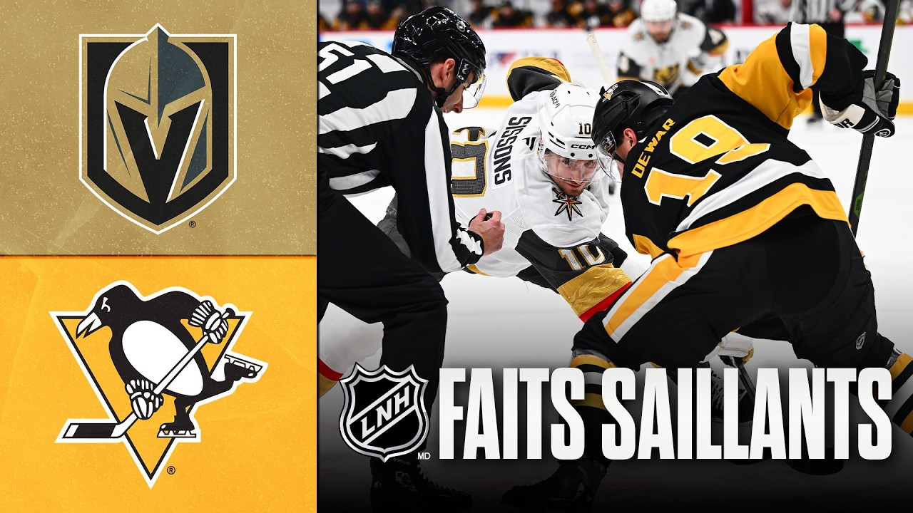 Golden Knights vs Penguins 1/03/26 | Faits saillants