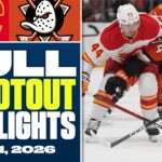 Calgary Flames at Anaheim Ducks | FULL Shootout Highlights - March 1, 2026