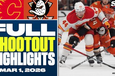 Calgary Flames at Anaheim Ducks | FULL Shootout Highlights - March 1, 2026