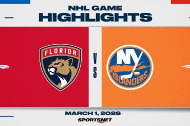 NHL Highlights | Panthers vs. Islanders - March 1, 2026