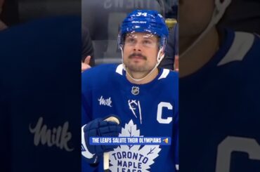 Leafs Honour Their Olympians 👏