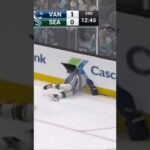 NHL Fall That Breaks the Glass 💀🚨