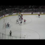 Toronto Marlies' Dennis Hildeby makes a big save vs. Laval Rocket's Tobie Bisson 2/25/26