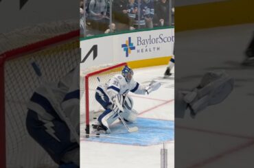 Jonas Johansson getting loose. #goaliegesrsnob #tampabaylightning #truegoalie #jonasjohansson