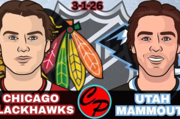 CHICAGO BLACKHAWKS vs UTAH MAMMOTH NHL HOCKEY GAME 4 LIVE GAME CAST & AUDIO