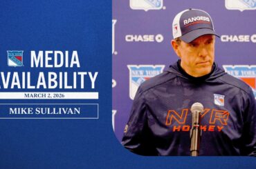 NYR vs CBJ: Mike Sullivan Pregame Media Availability | March 2, 2026