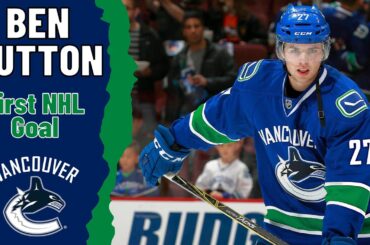 Ben Hutton #27 (Vancouver Canucks) first NHL goal Jan 17, 2016 (Classic NHL)