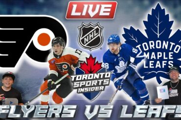 Philadelphia Flyers vs Toronto Maple Leafs LIVE 🔴 | NHL LIVE Stream Reaction & Play By Play