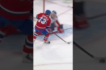 Charlie Lindgren prive Cole Caufield de son tour du chapeau en 1re! 🤯#AllCaps c. #GoHabsGo 🏒