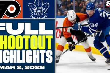 Philadelphia Flyers at Toronto Maple Leafs | FULL Shootout Highlights - March 2, 2026