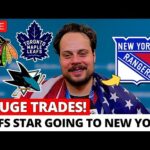 RANGERS AND LEAFS MAKING A MAJOR TRADE INVOLVING A SUPERSTAR? BLACKHAWKS AND SHARKS WATCHING?