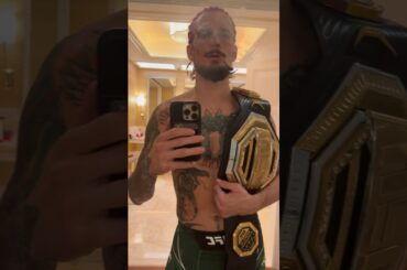 😶‍🌫️ SEAN O’MALLEY BURNS ONE WITH UFC TITLE BELT