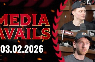 Tim Stützle and Jake Sanderson Media Availability 📺