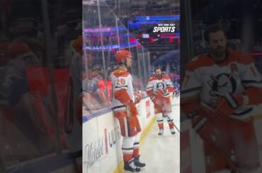 Chris Kreider returns to MSG for first game against his former team since he was traded #shorts