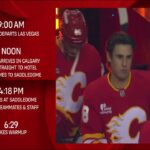 Zach Whitecloud makes his debut for the Flames 🔥