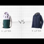 2 Layer and 3 Layer Jackets - What's the Difference?