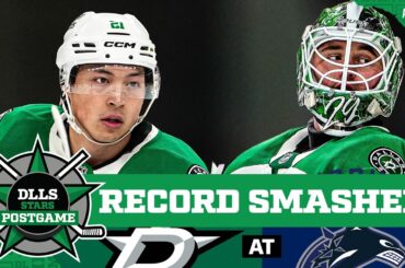 Stars Win NINTH-STRAIGHT Game, Setting New Franchise Record With 6-1 Win Over Vancouver