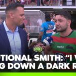Brandon Smith's EMOTIONAL post-match interview: "I am blessed to be a part of it" ❤️💚 | Fox League