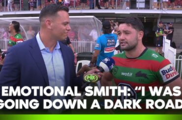Brandon Smith's EMOTIONAL post-match interview: "I am blessed to be a part of it" ❤️💚 | Fox League