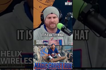 Tommy says the Islanders feel like a team that's about to go on a "magic carpet ride":