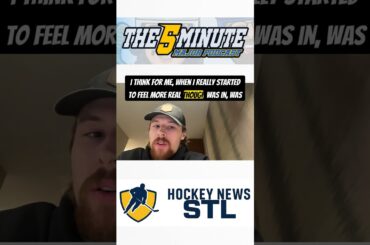 Dunne went undrafted. He talks about it being in the “now” and achieving his dreams #nhl #sabrehood