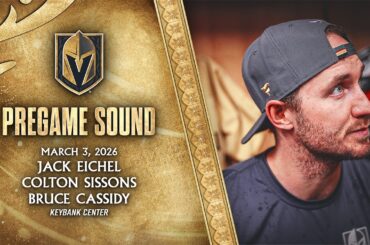 🎥 PREGAME SOUND: Eichel, Sissons & Cassidy