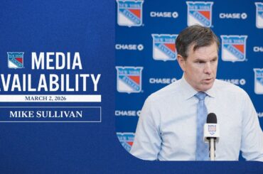 NYR vs CBJ: Mike Sullivan Postgame Media Availability | Mar 2, 2026