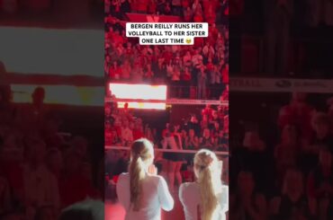 Bergen Reilly plays against her older sister Raegen  on Illinois for the final time tonight 🥹❤️